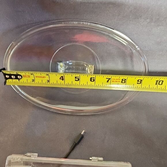 Pyrex L-31-C Oval Lid, Corning White Flora, Fits 1.25 Quart Casserole - Picture 4 of 10